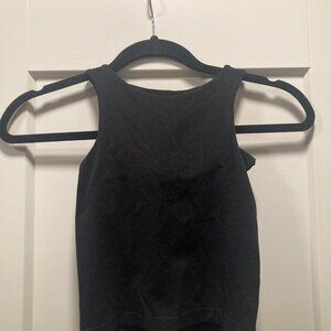 Intimately by Free People Black Crop Tank Size XS / S NWOT